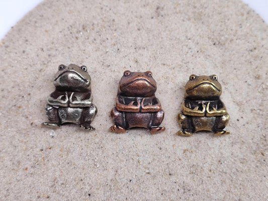 XXL Dreadperlen Frosch gold / silber / kupfer - Flow of Passion