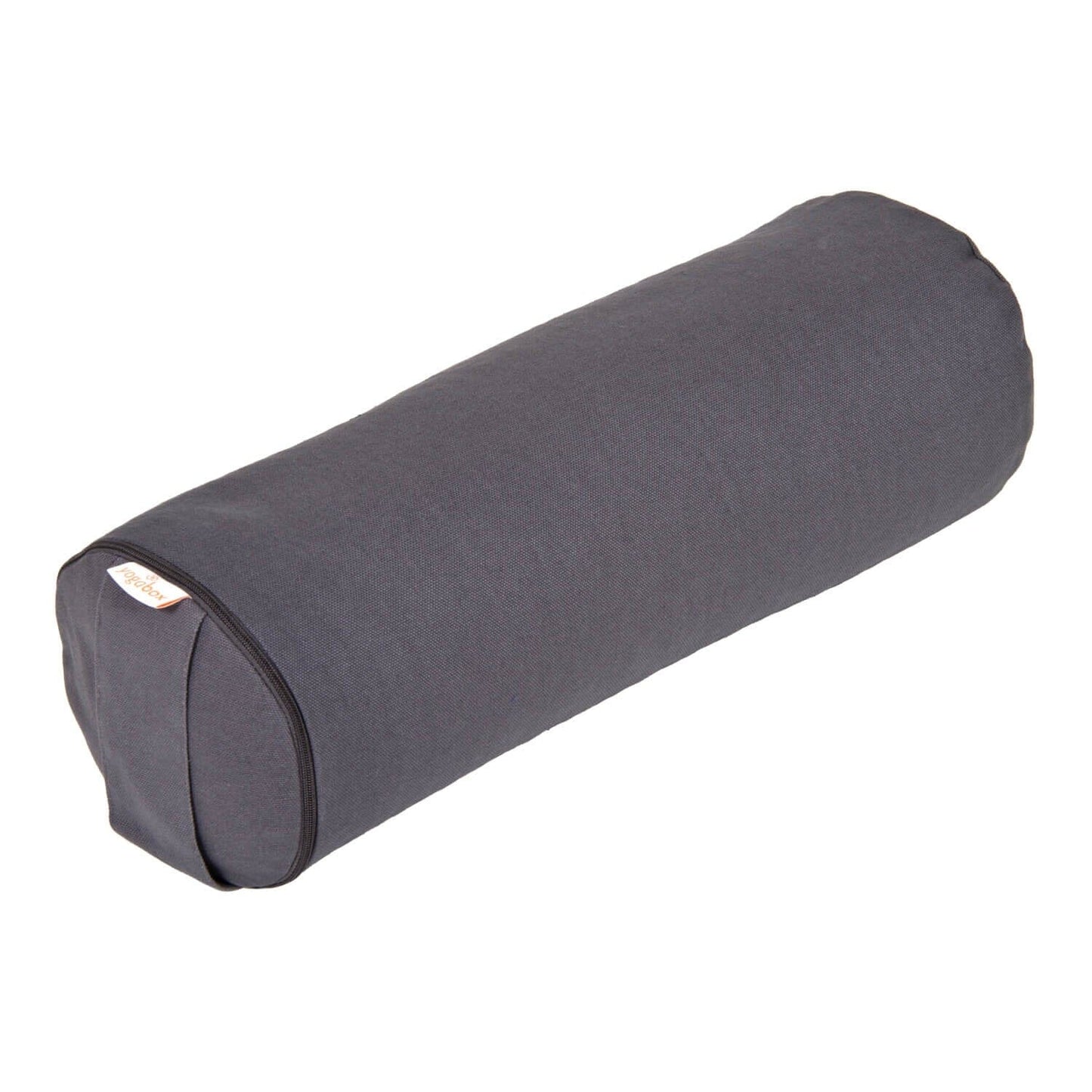 yoga-mini-bolster-nackenrolle-basic-grau-buchweizenschalen-38-x-15-x-15-cm-878092 - Flow of Passion