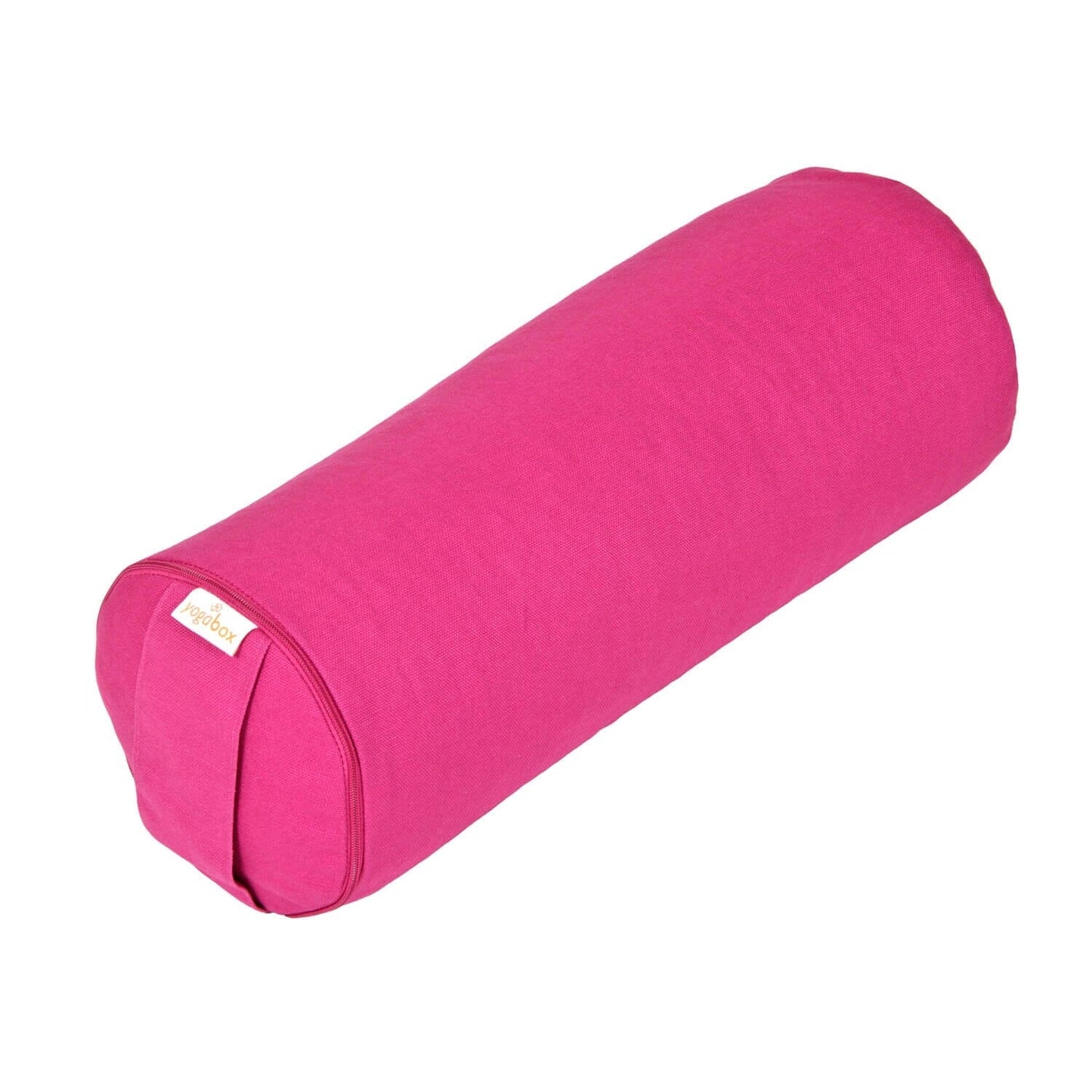 yoga-mini-bolster-nackenrolle-basic-magenta-buchweizenschalen-38-x-15-x-15-cm-172507 - Flow of Passion