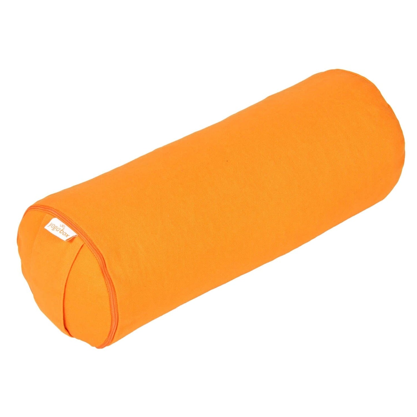 yoga-mini-bolster-nackenrolle-basic-orange-buchweizenschalen-38-x-15-x-15-cm-901721 - Flow of Passion