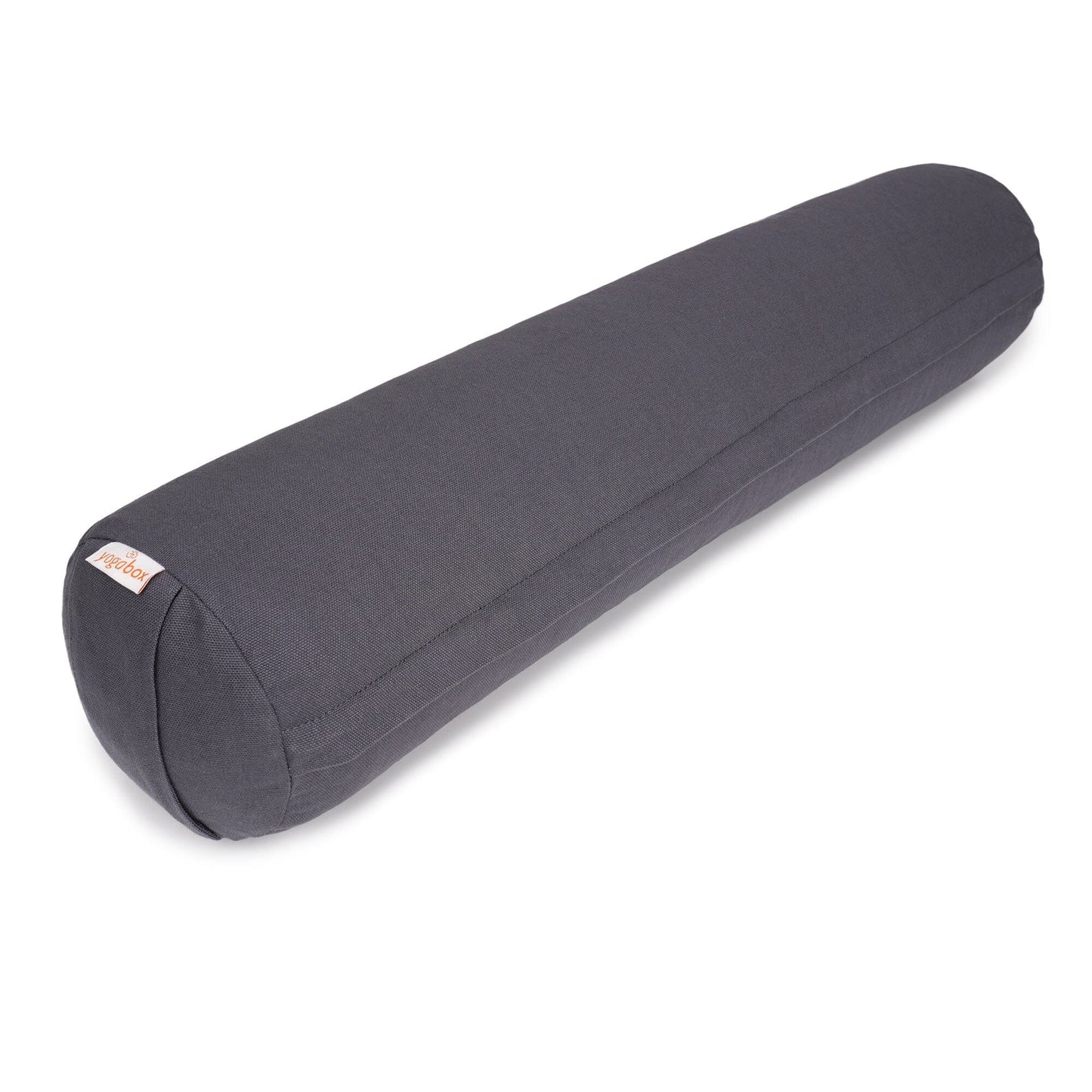 yoga-und-pilates-bolster-yogarolle-basic-small-grau-buchweizenschalen-65-x-15-x-15-cm-471862 - Flow of Passion