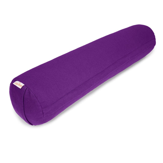 yoga-und-pilates-bolster-yogarolle-basic-small-lila-buchweizenschalen-65-x-15-x-15-cm-413494 - Flow of Passion