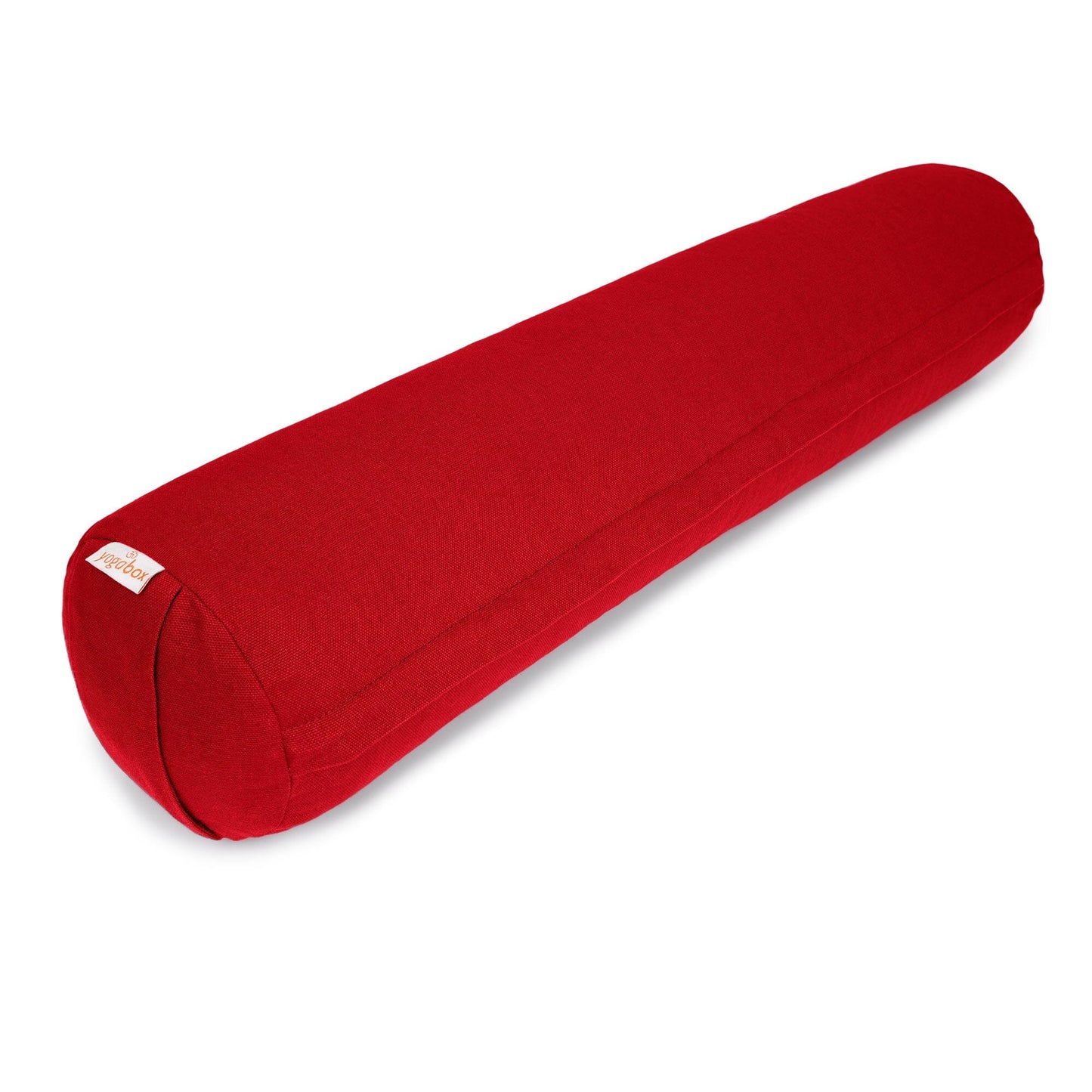 yoga-und-pilates-bolster-yogarolle-basic-small-rot-buchweizenschalen-65-x-15-x-15-cm-600251 - Flow of Passion