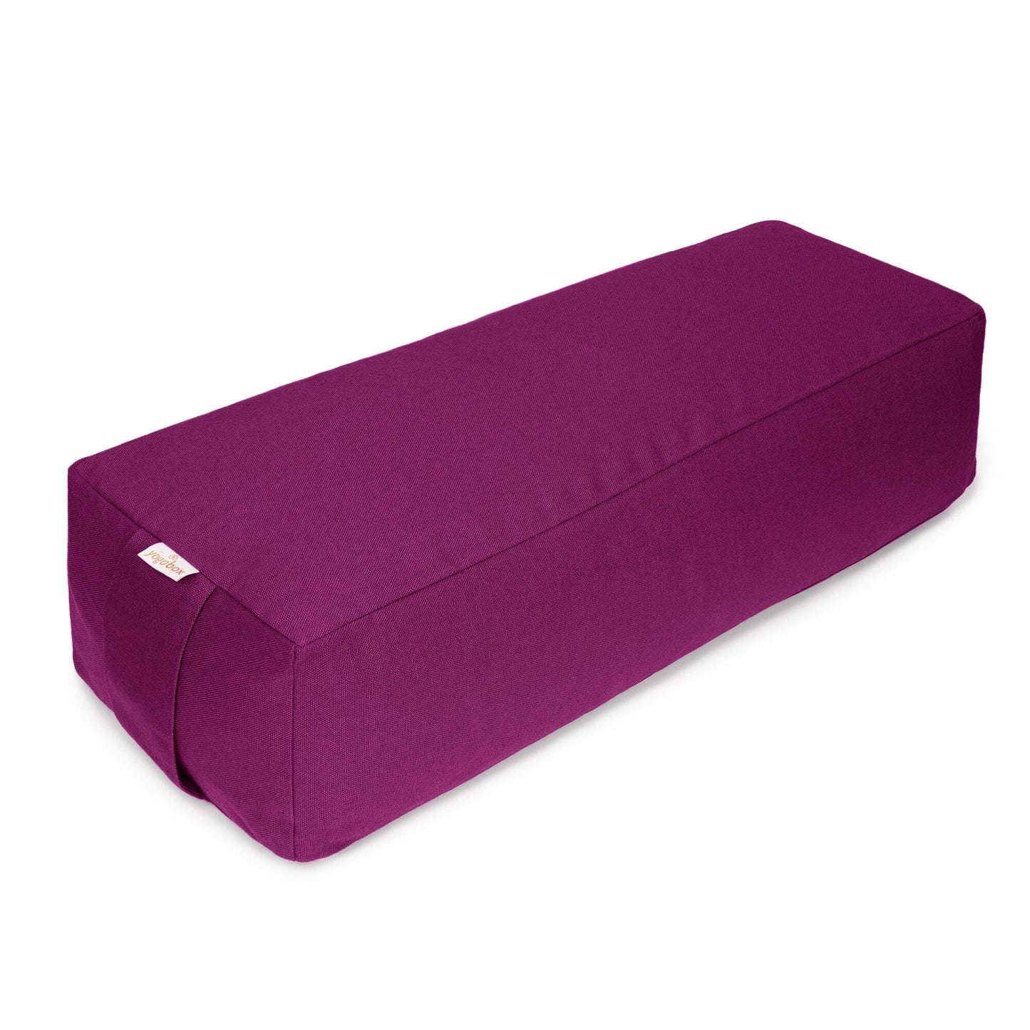 yoga-und-pilates-rechteckbolster-basic-aubergine-buchweizenschalen-60-x-20-x-14-cm-924827 - Flow of Passion