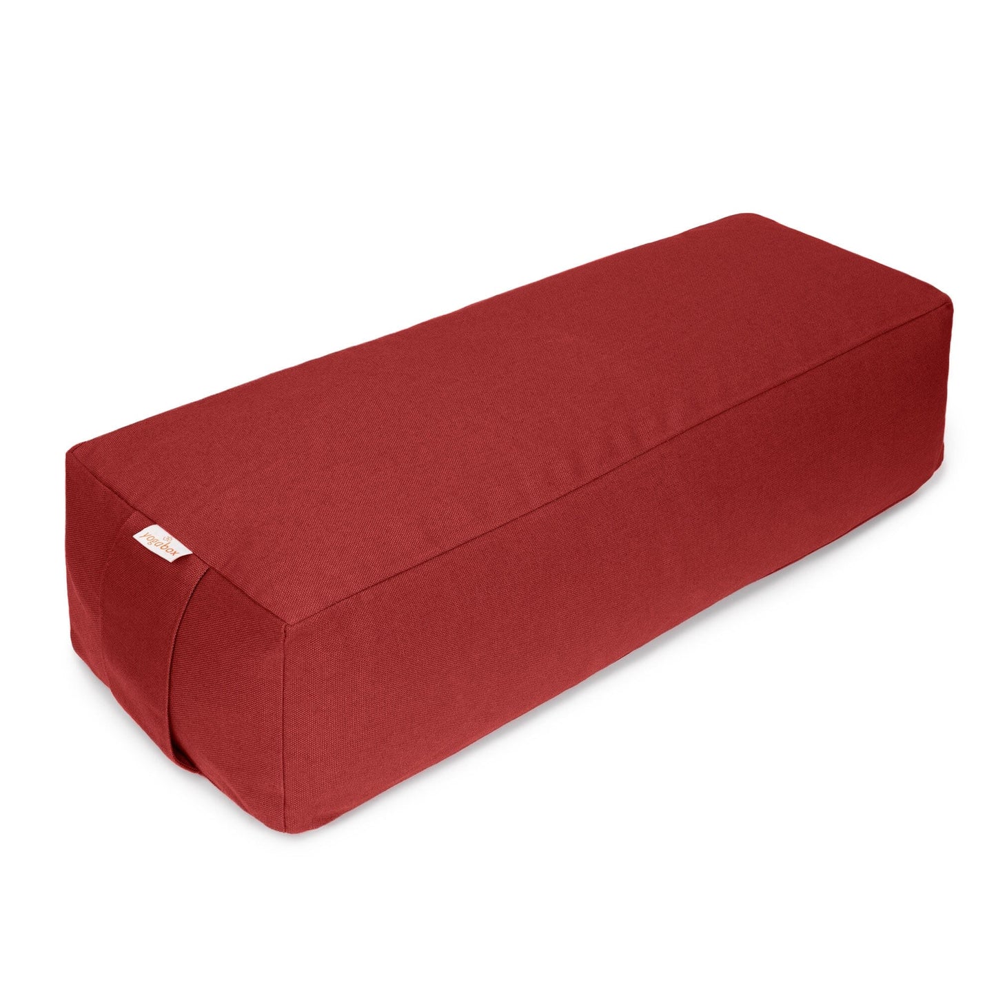 yoga-und-pilates-rechteckbolster-basic-bordeaux-buchweizenschalen-60-x-20-x-14-cm-351521 - Flow of Passion