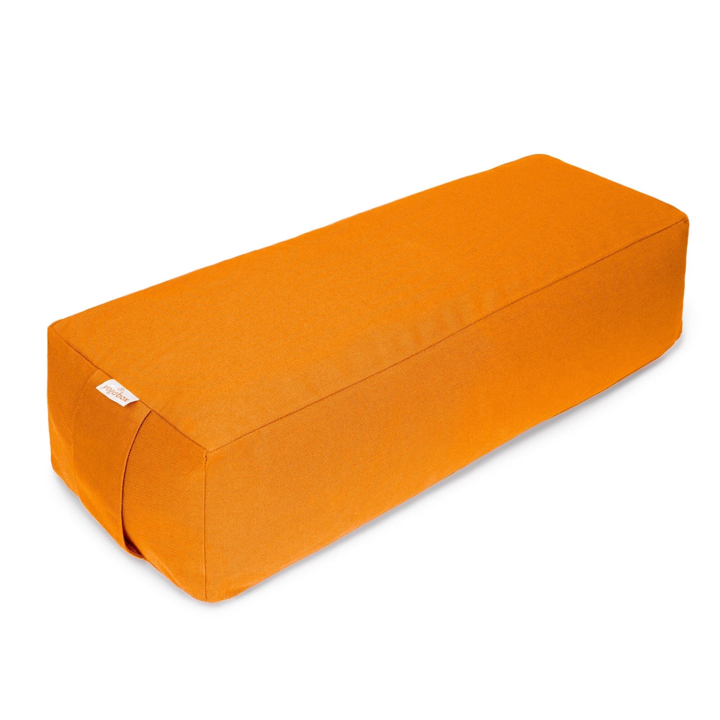 yoga-und-pilates-rechteckbolster-basic-orange-buchweizenschalen-60-x-20-x-14-cm-223684 - Flow of Passion