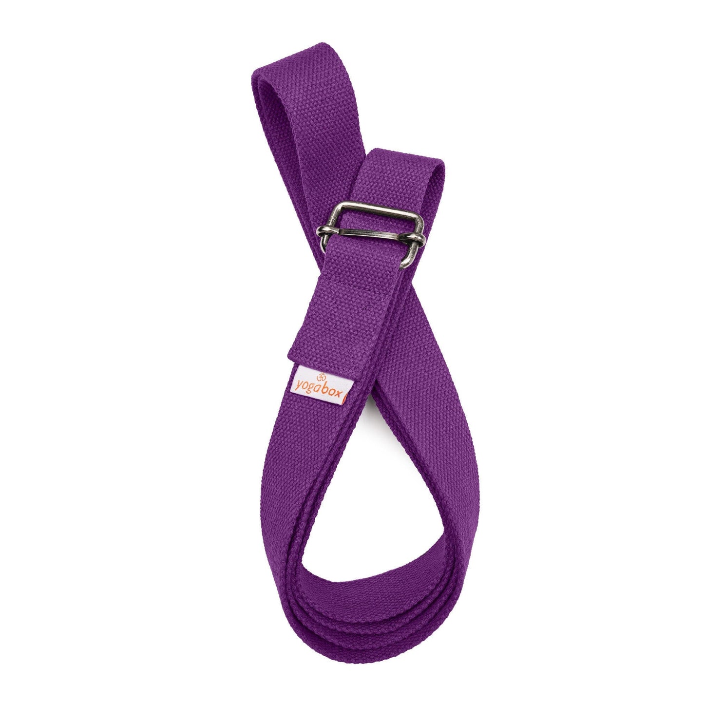 yogagurt-basic-mit-schiebeverschluss-aubergine-20-m-517069 - Flow of Passion