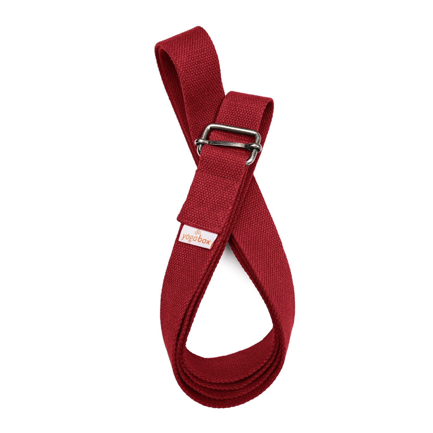 yogagurt-basic-mit-schiebeverschluss-bordeaux-20-m-430084 - Flow of Passion