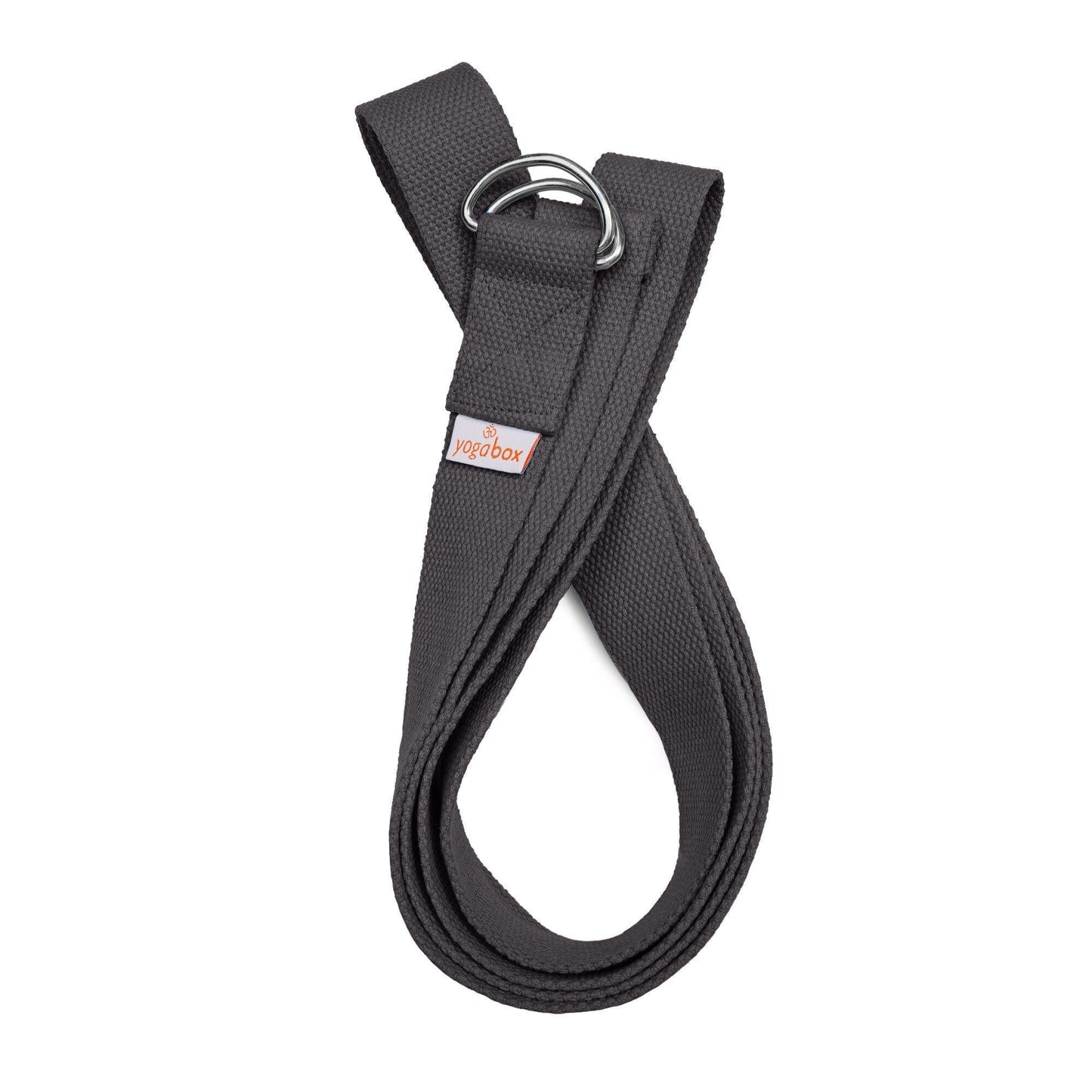 yogagurt-basic-mit-verschluss-aus-zwei-d-ringen-grau-20-m-447069 - Flow of Passion
