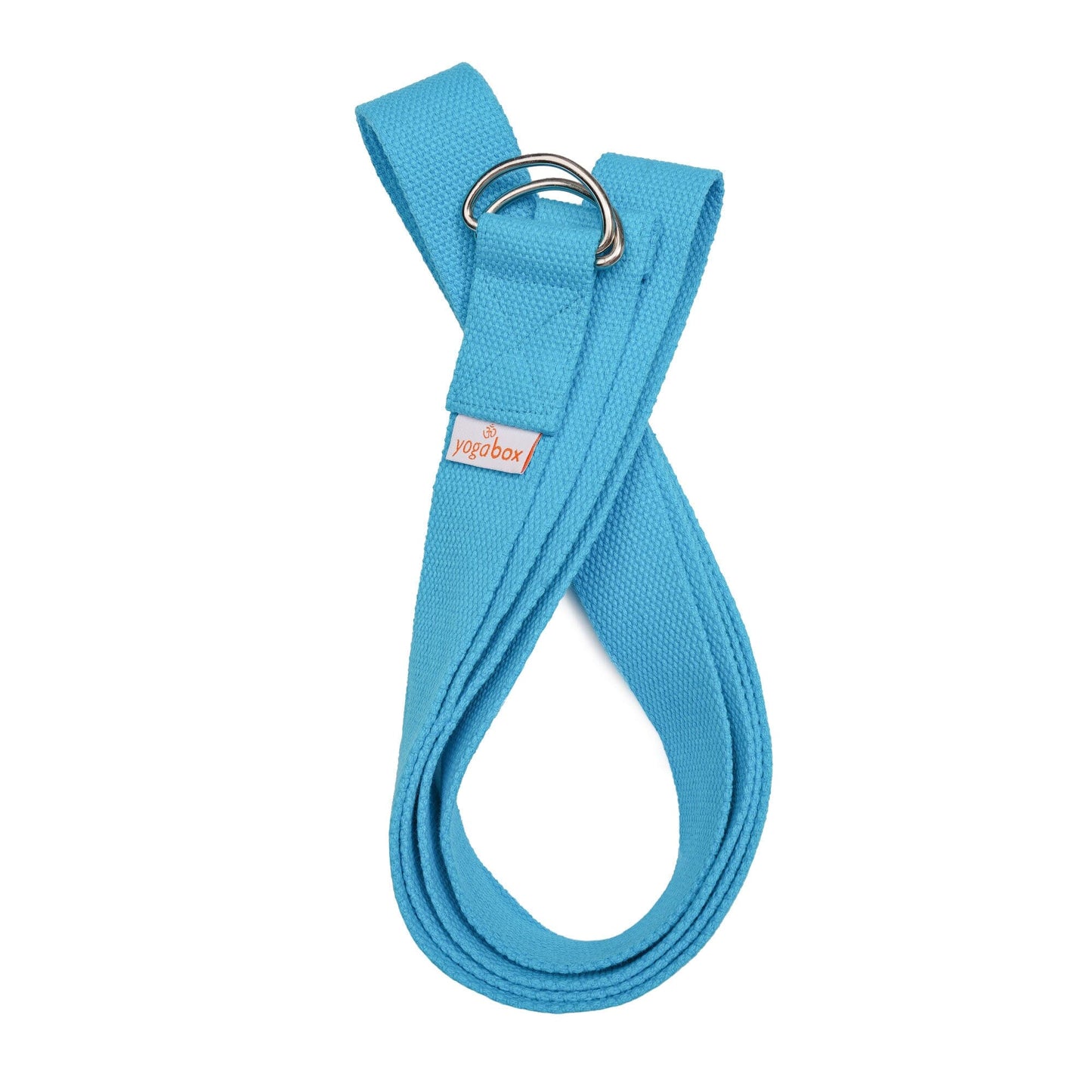 yogagurt-basic-mit-verschluss-aus-zwei-d-ringen-turkis-20-m-238242 - Flow of Passion