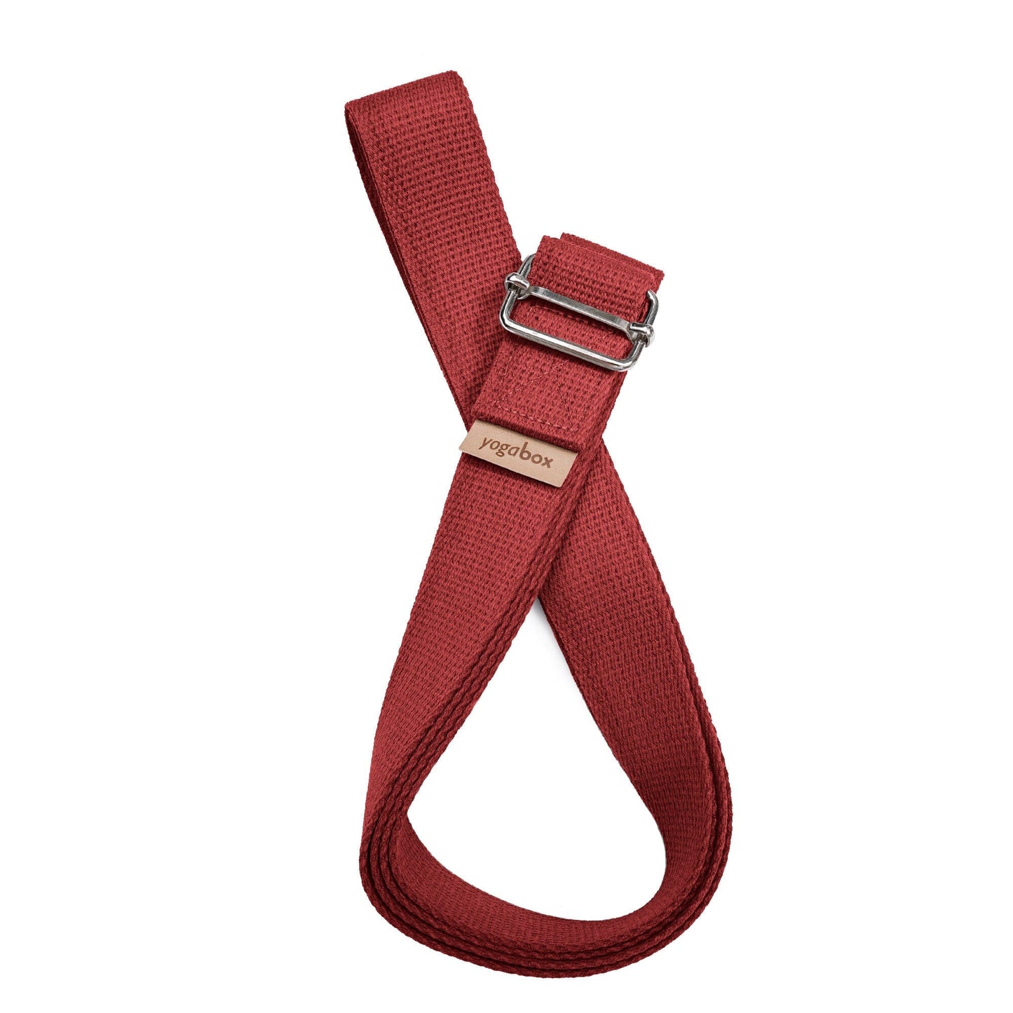 yogagurt-mit-metall-schiebeverschluss-regional-hergestellt-bordeaux-30-m-909315 - Flow of Passion