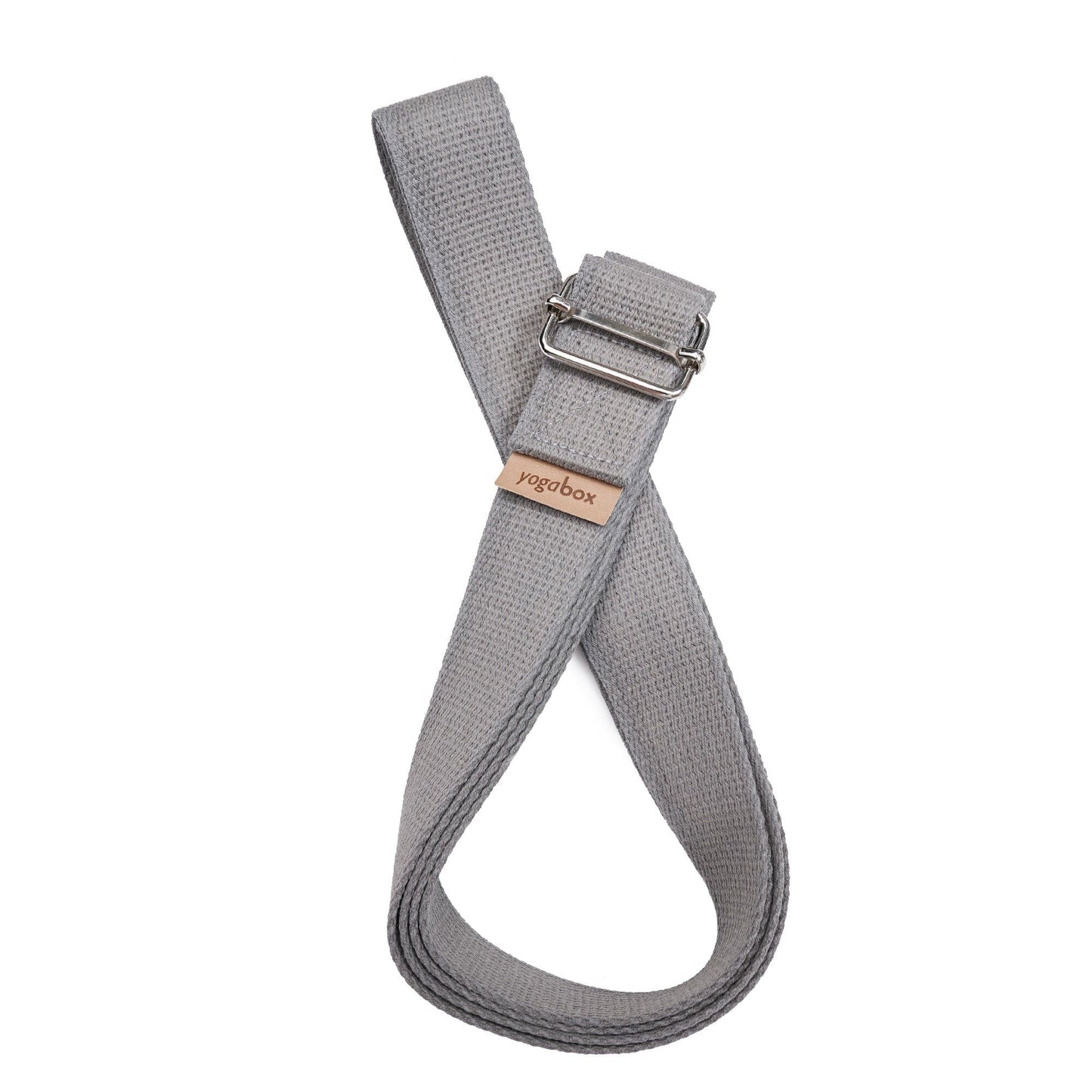 yogagurt-mit-metall-schiebeverschluss-regional-hergestellt-grau-30-m-880240 - Flow of Passion