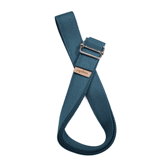yogagurt-mit-metall-schiebeverschluss-regional-hergestellt-petrol-30-m-613563 - Flow of Passion