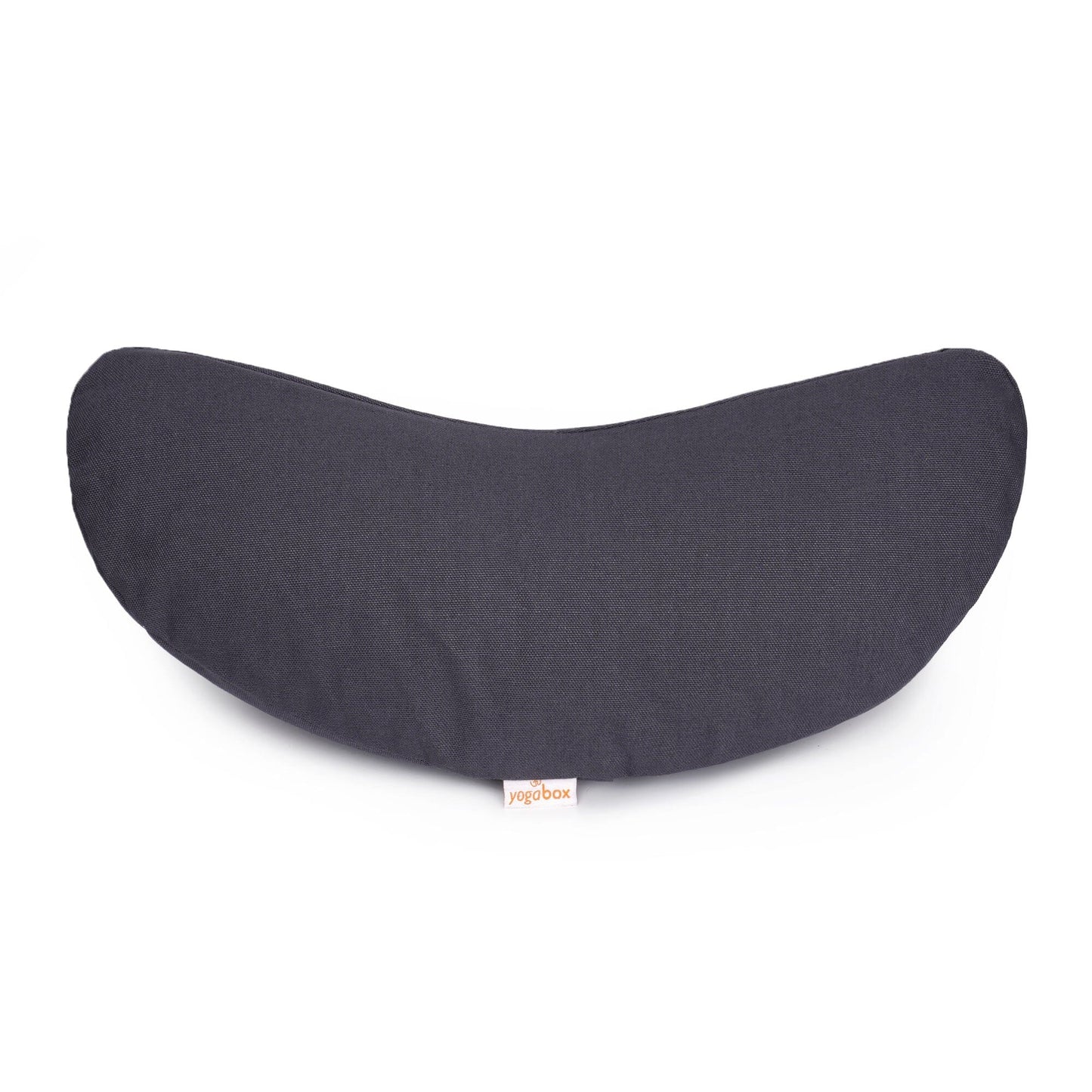 yogakissen-halbmond-basic-grau-buchweizenschalen-40-x-17-x-12-cm-120212 - Flow of Passion