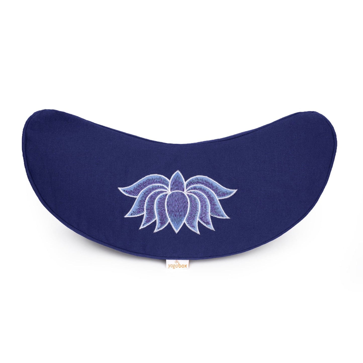 yogakissen-halbmond-basic-lotus-stick-multicolor-dunkelblau-buchweizenschalen-40-x-17-x-12-cm-549676 - Flow of Passion