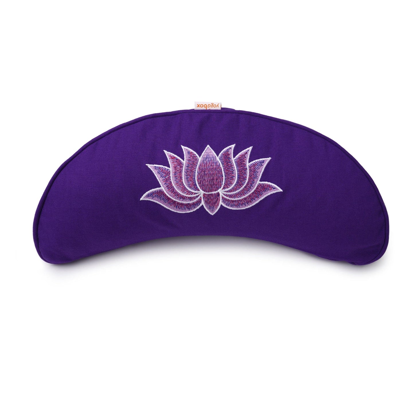 yogakissen-halbmond-basic-lotus-stick-multicolor-lila-buchweizenschalen-40-x-17-x-12-cm-428881 - Flow of Passion