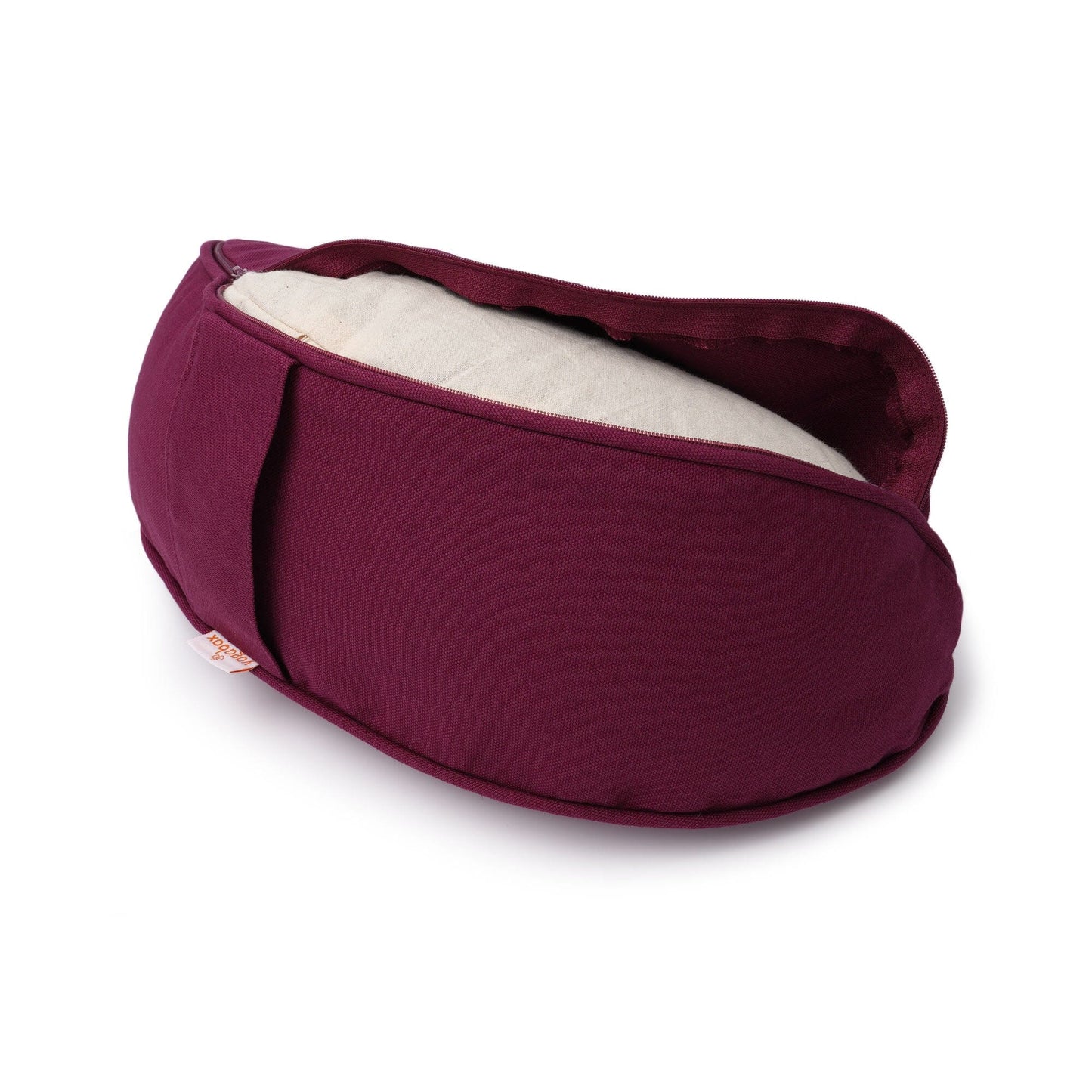 yogakissen-halbmond-basic-lotus-stick-weiss-510738 - Flow of Passion