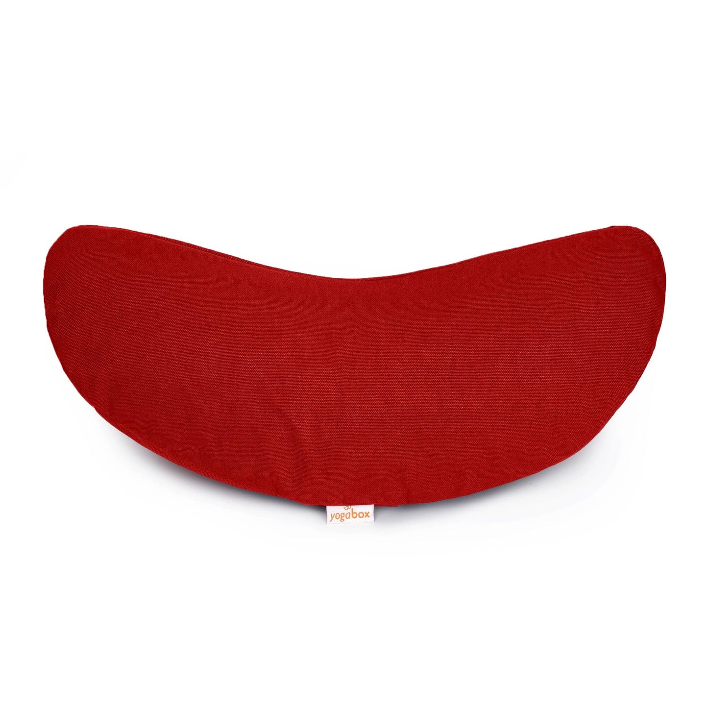 yogakissen-halbmond-basic-rot-buchweizenschalen-40-x-17-x-12-cm-131300 - Flow of Passion