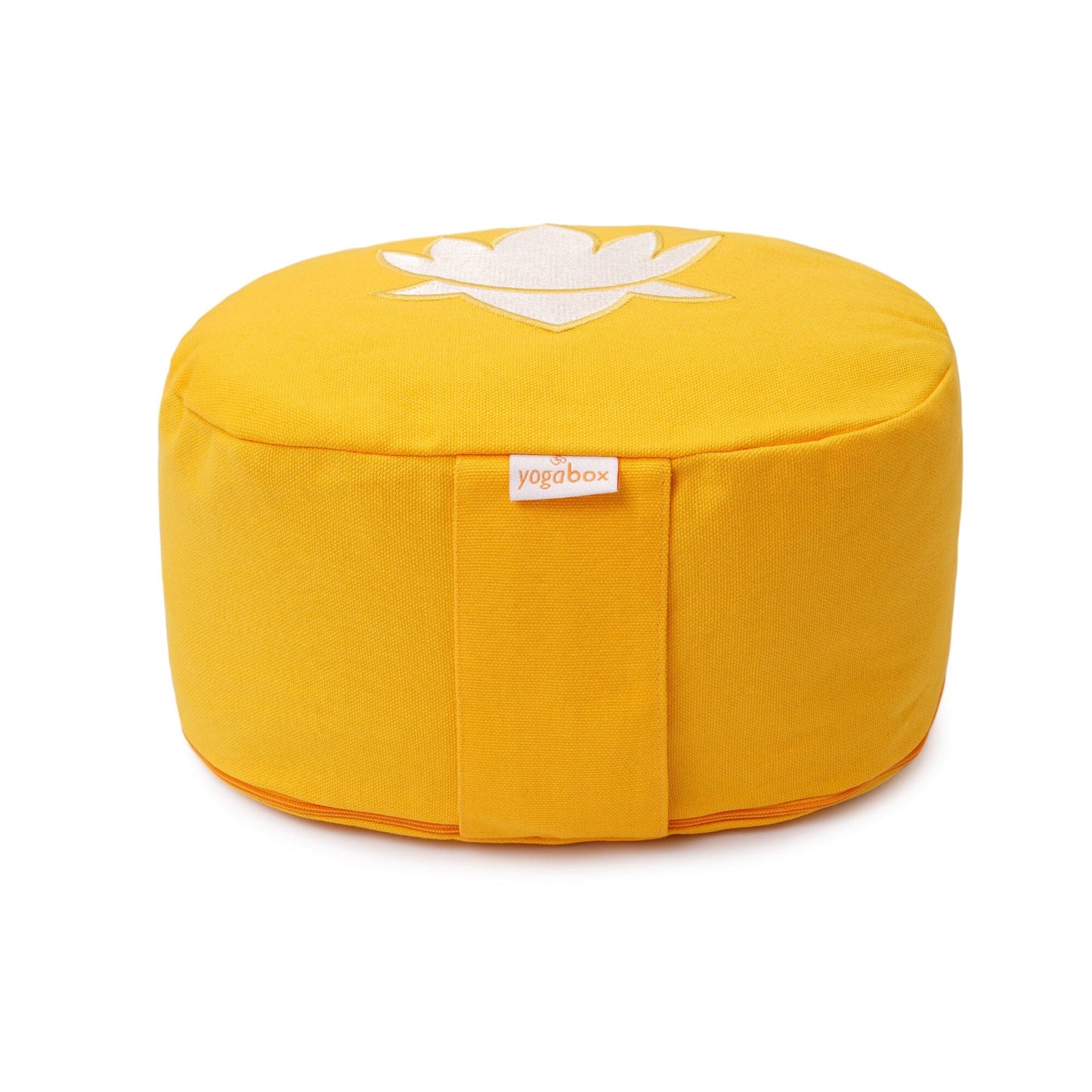 yogakissen-oval-lotus-stick-basic-dotter-buchweizenschalen-28-x-23-x-13-cm-961028 - Flow of Passion