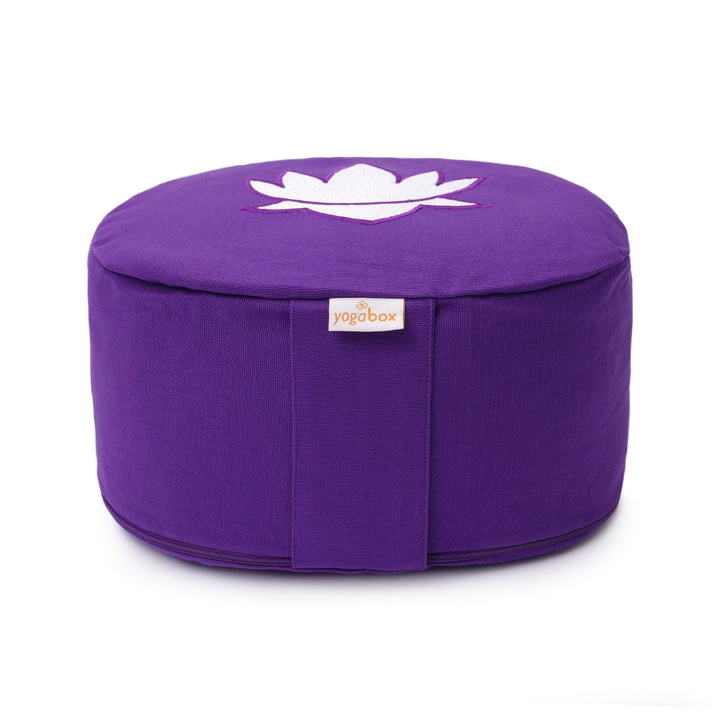 yogakissen-oval-lotus-stick-basic-lila-buchweizenschalen-28-x-23-x-13-cm-405033 - Flow of Passion