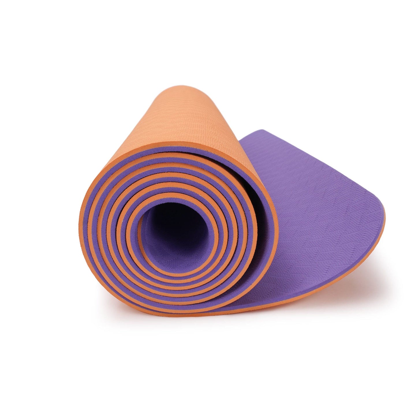 yogamatte-tpe-2-farbig-lila-orange-183-x-61-x-06-cm-969619 - Flow of Passion