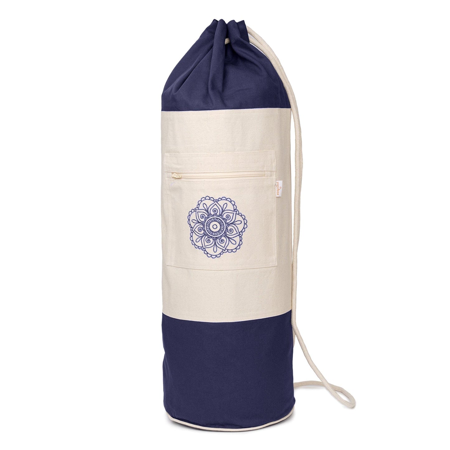 yogatasche-surya-bag-2-farbig-fur-schurwollmatten-dunkelblau-natur-75-x-25-x-25-cm-757243 - Flow of Passion