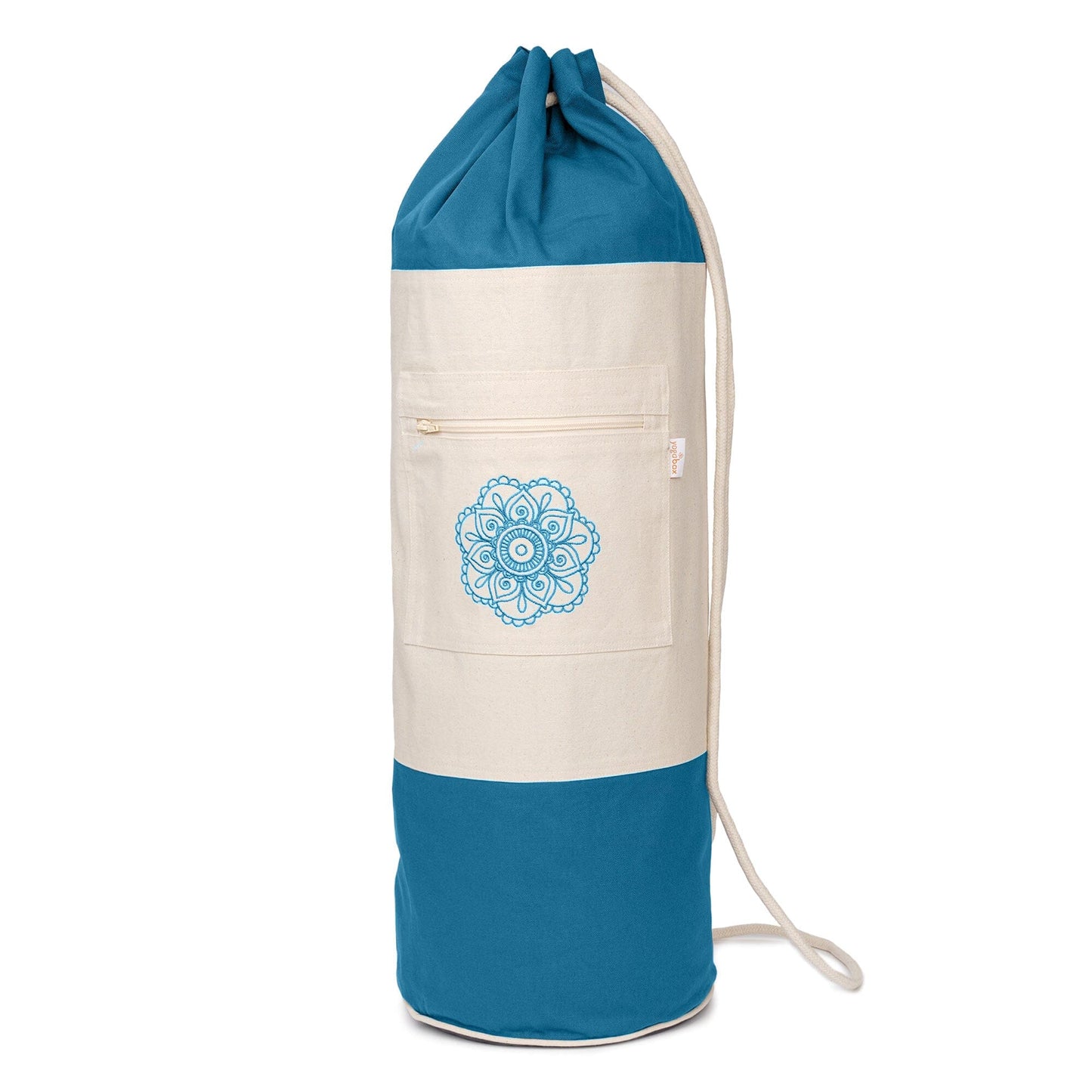 yogatasche-surya-bag-2-farbig-fur-schurwollmatten-petrol-natur-75-x-25-x-25-cm-948434 - Flow of Passion