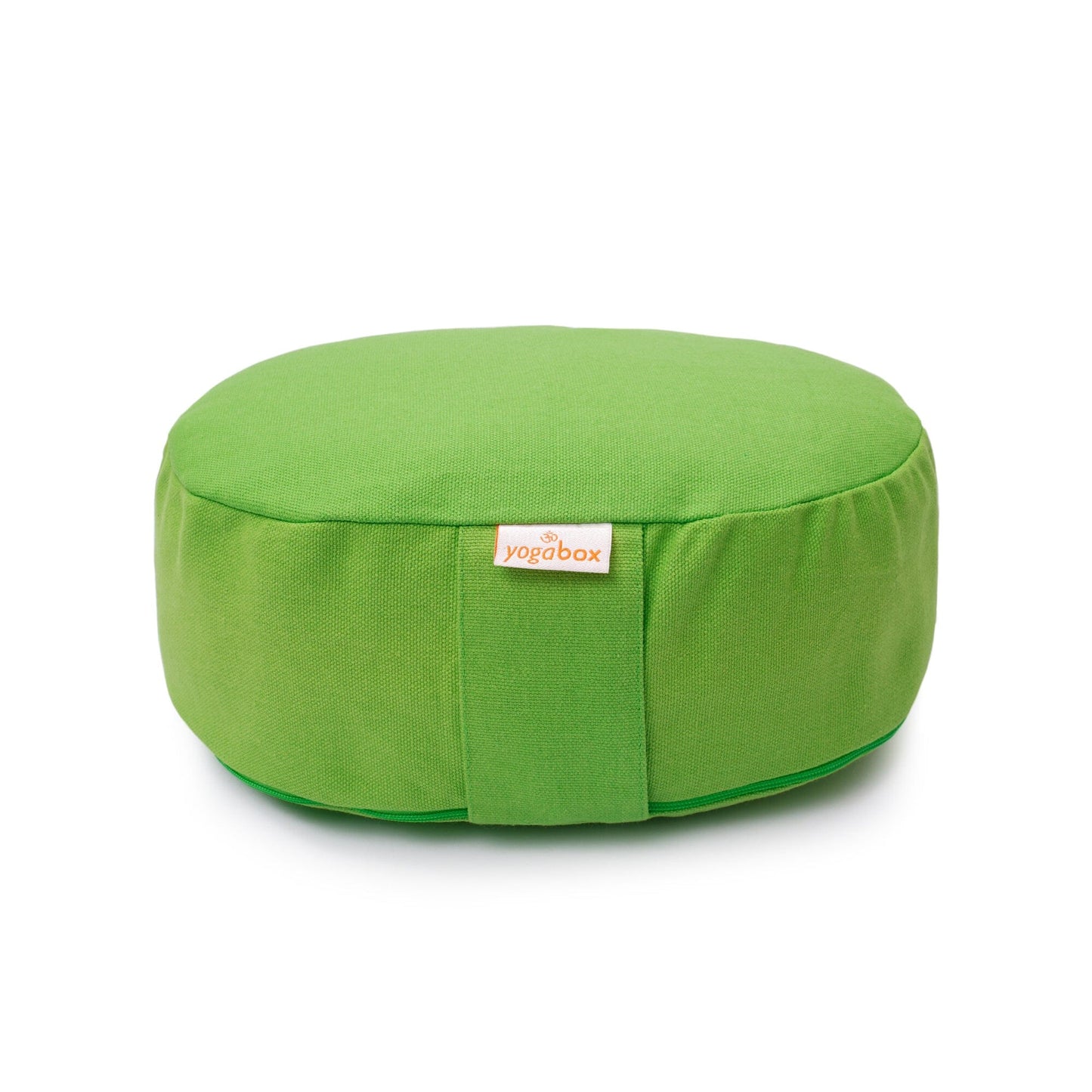 yogilinor-reise-meditationskissen-mini-oval-basic-apfelgrun-buchweizenschalen-26-x-21-x-9-cm-985269 - Flow of Passion
