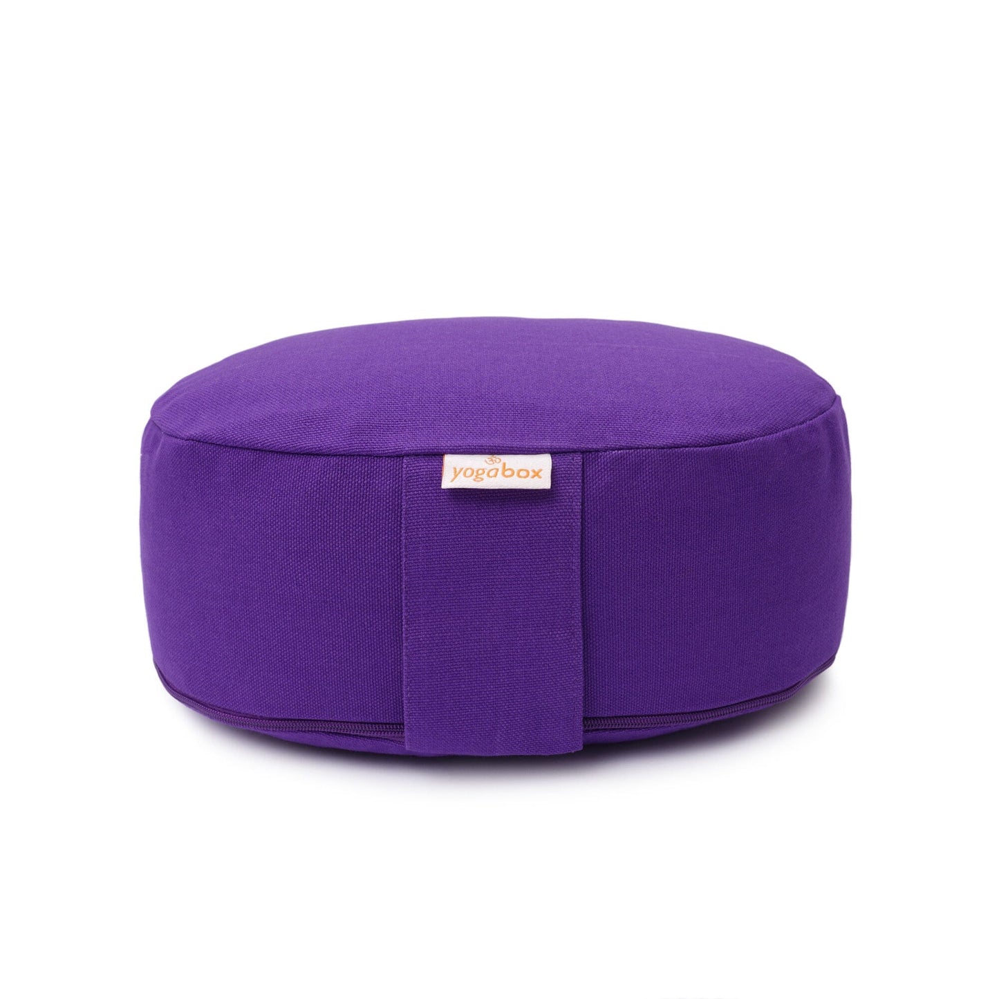yogilinor-reise-meditationskissen-mini-oval-basic-lila-buchweizenschalen-26-x-21-x-9-cm-212836 - Flow of Passion